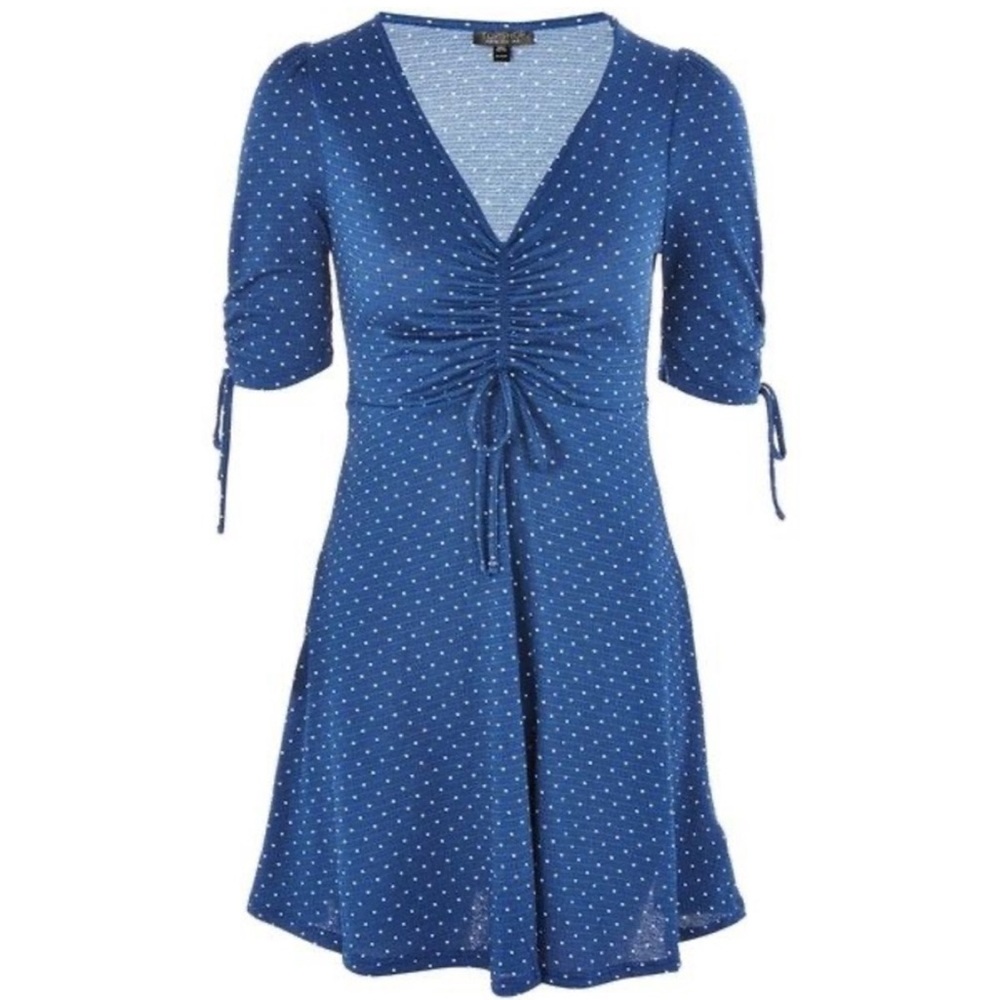 Topshop Polka Dot Mini Dress. Size 4